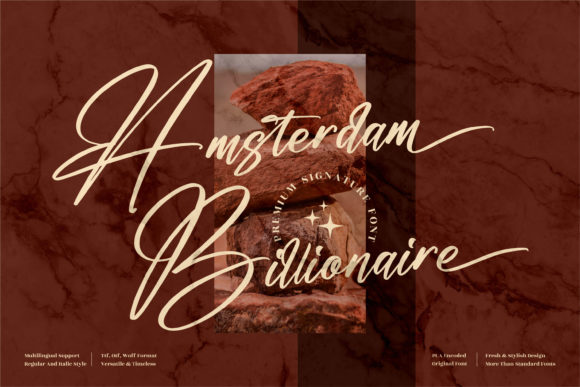 Amsterdam Billionaire Font Review