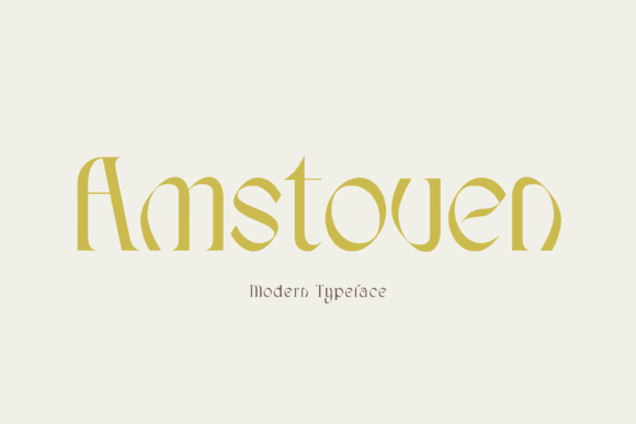 Amstoven: A Serif Font for Elegant Design