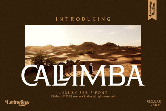Callimba: A Serif Font for Elegant Design