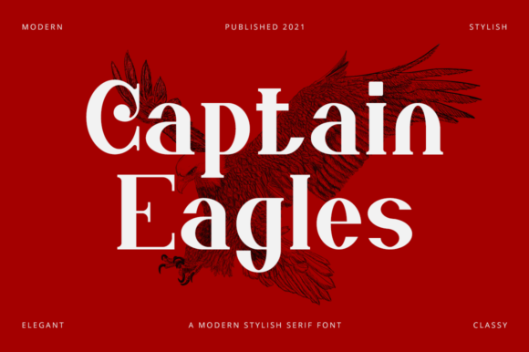 Captain Eagles Font for Creative Projects