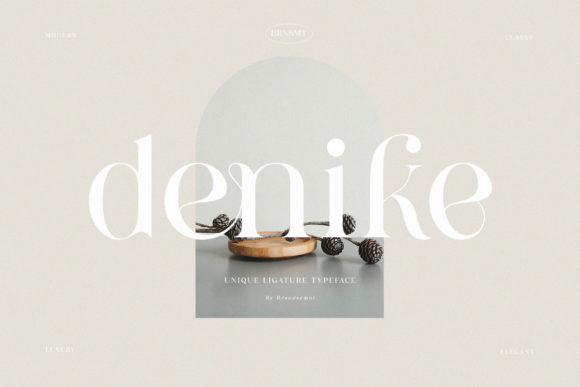 Denike: A Modern Serif Font for Digital Brand Authority