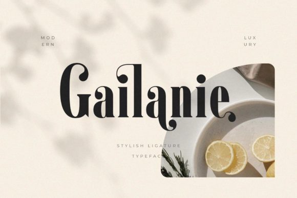 Gailanie Font: Modern Serif for Web Design