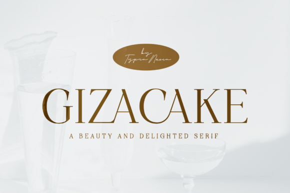 Gizacake: A Premium Serif Font for Creative Campaigns