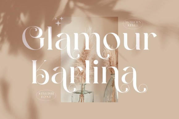Glamour Karlina: A Stylish Serif for Branding