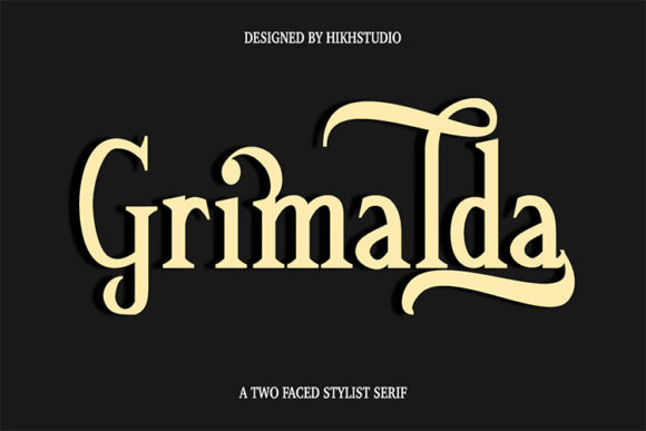 Grimalda: A Bold Serif for Creative Projects