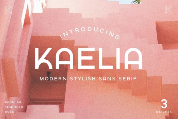 Kaelia: A Modern Sans Serif Font for Handmade Creators