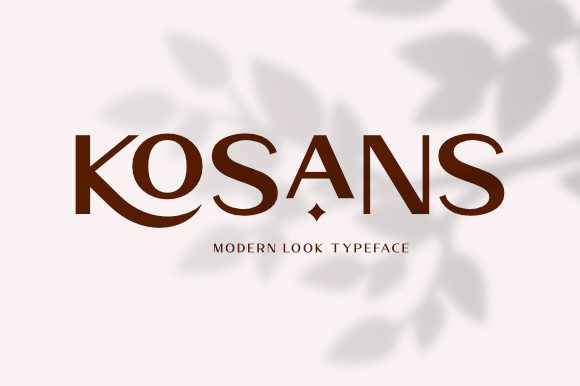 Kosans: A Modern Sans Serif for Designers