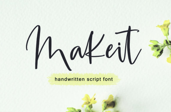 Makeit: A Magical Script Font