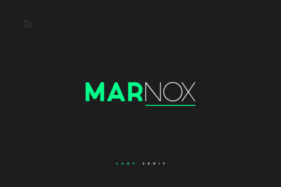 Marnox: A Modern Sans Serif for Creative Campaigns