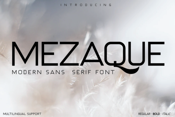 Mezaque: A Modern Sans Serif for Bold Design