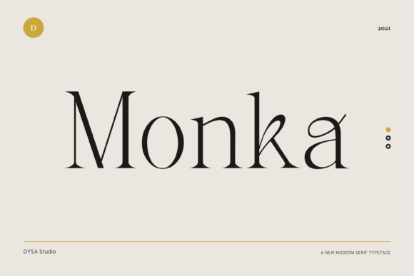Monka: A Stylish Serif Font for Makers