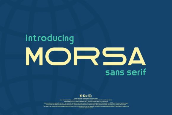 Morsa: A Modern Font for Business Branding