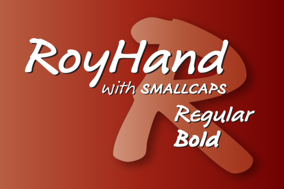 RoyHand: A Handwritten Font for Business