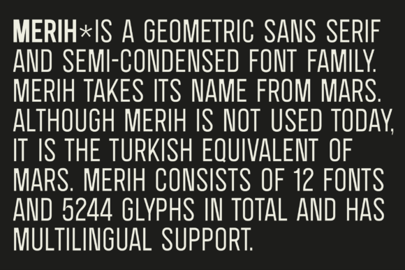 SK Merih: A Modern Font for Creative Campaigns