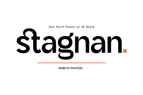 Stagnan: A Modern Sans Serif for Creative Projects