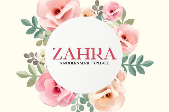 Zahra Family: A Serif Font for Modern Marketing